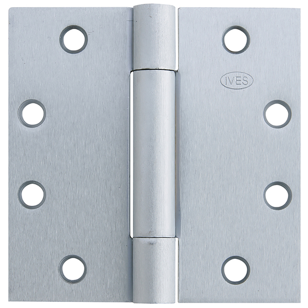 Ives Concealed Bearing Butt Hinge, 4-1/2" x 4-1/2", Square, 652, NRP, Heavy 3CB1HW 4.5X4.5 652 NRP